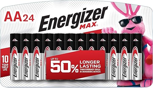 Energizer Baterías AA MAX (paquete de 24), pilas alcalinas doble A
