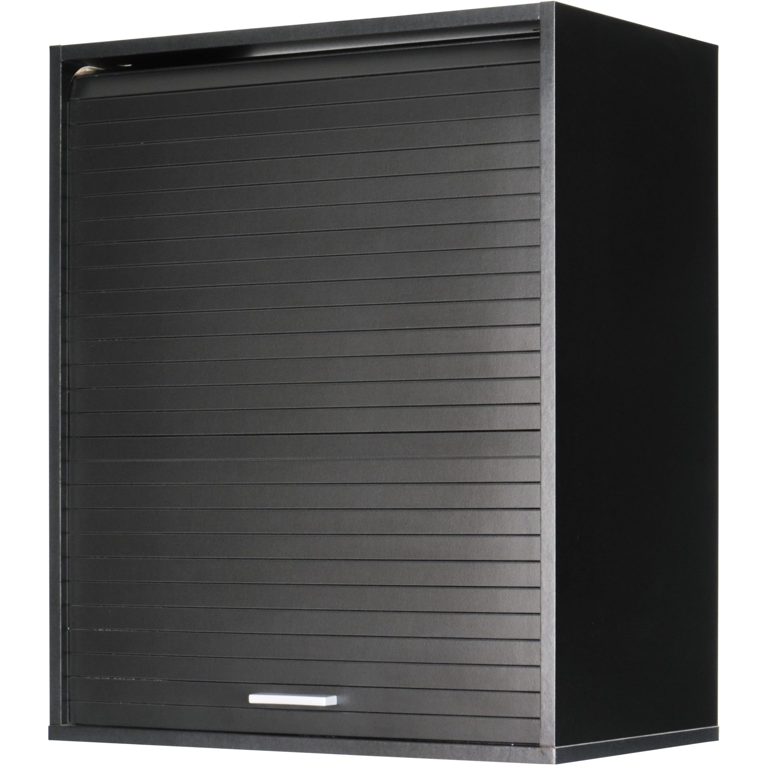 SIMMOB Meuble de Cuisine Noir 2 Etagères L 60 cm H 72 cm P 35 cm
