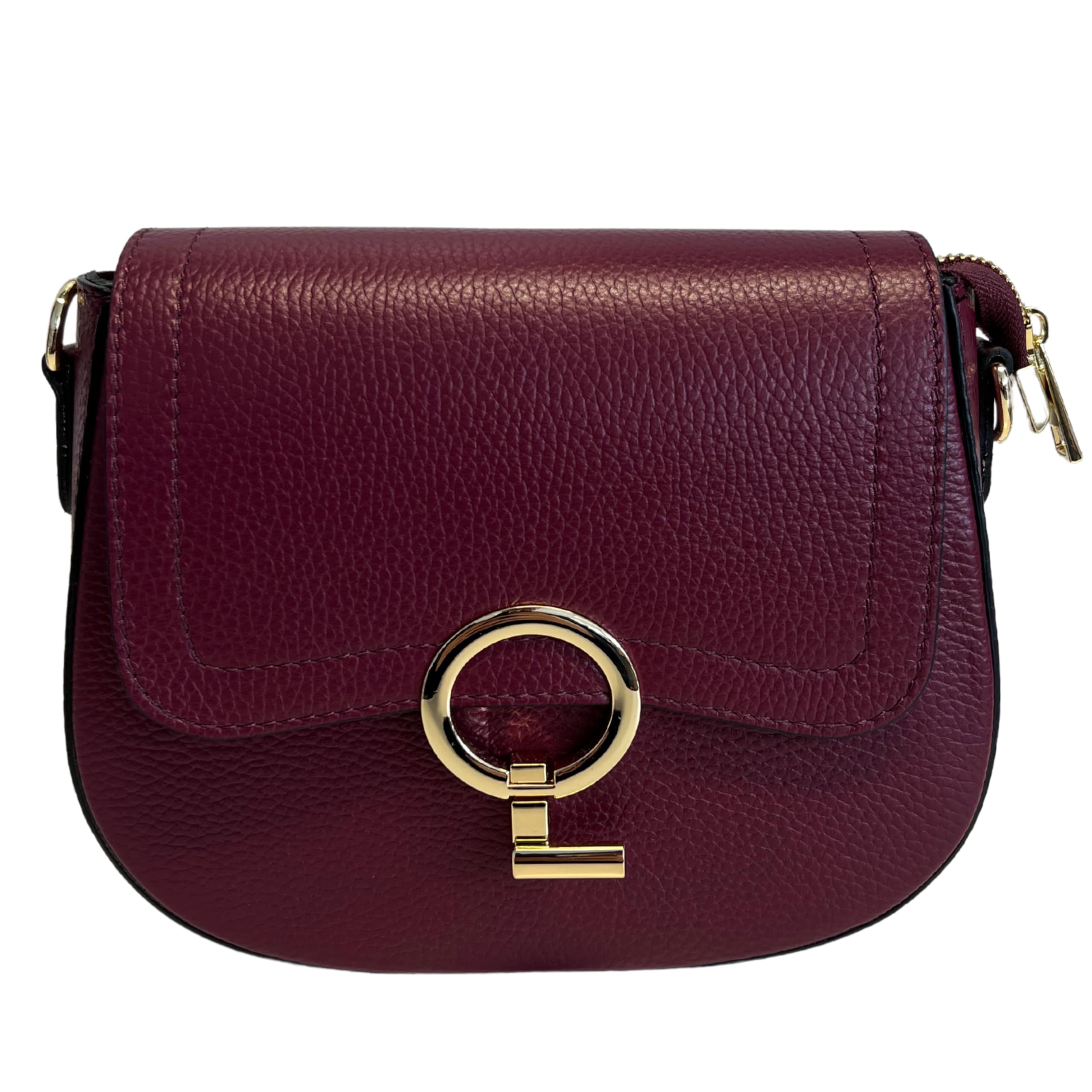 Sac à bandoulière pour femme en cuir véritable, élégant et fonctionnel sac à main 23 x 8 x 19