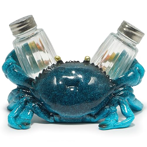 Hodao Sea Crab With Salt and Pepper Shaker Figurines Decoration
