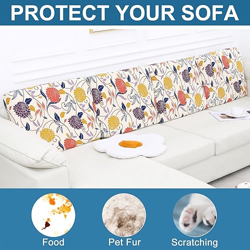 Miniatura 162 de Smiry Fundas de cojín de sofá con estampado, fundas de sofá elásticas y suaves para sofá, funda de sofá antideslizante lavable protector de muebles