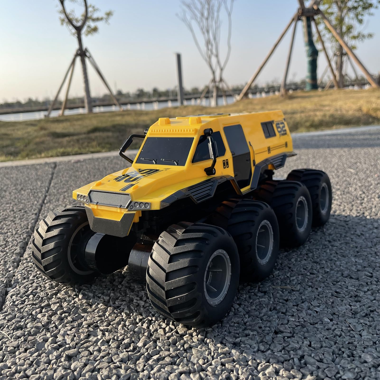 Amazon.co.jp: hatleues オフロード Rc 車両水陸両用 2.4ghz リモート