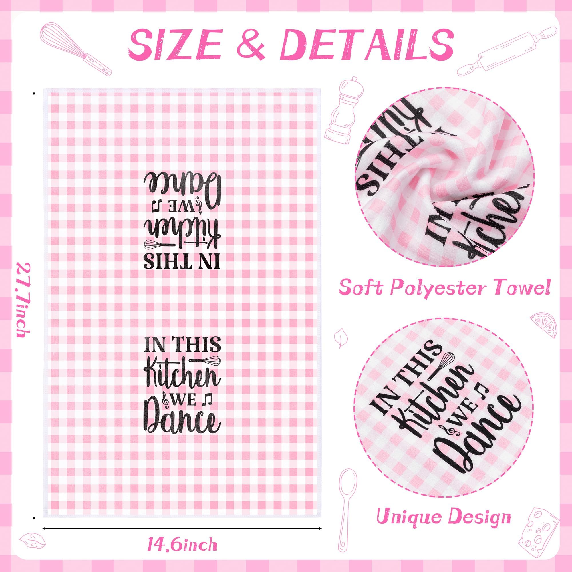 R HORSE Pink Kitchen Towels - Image 2