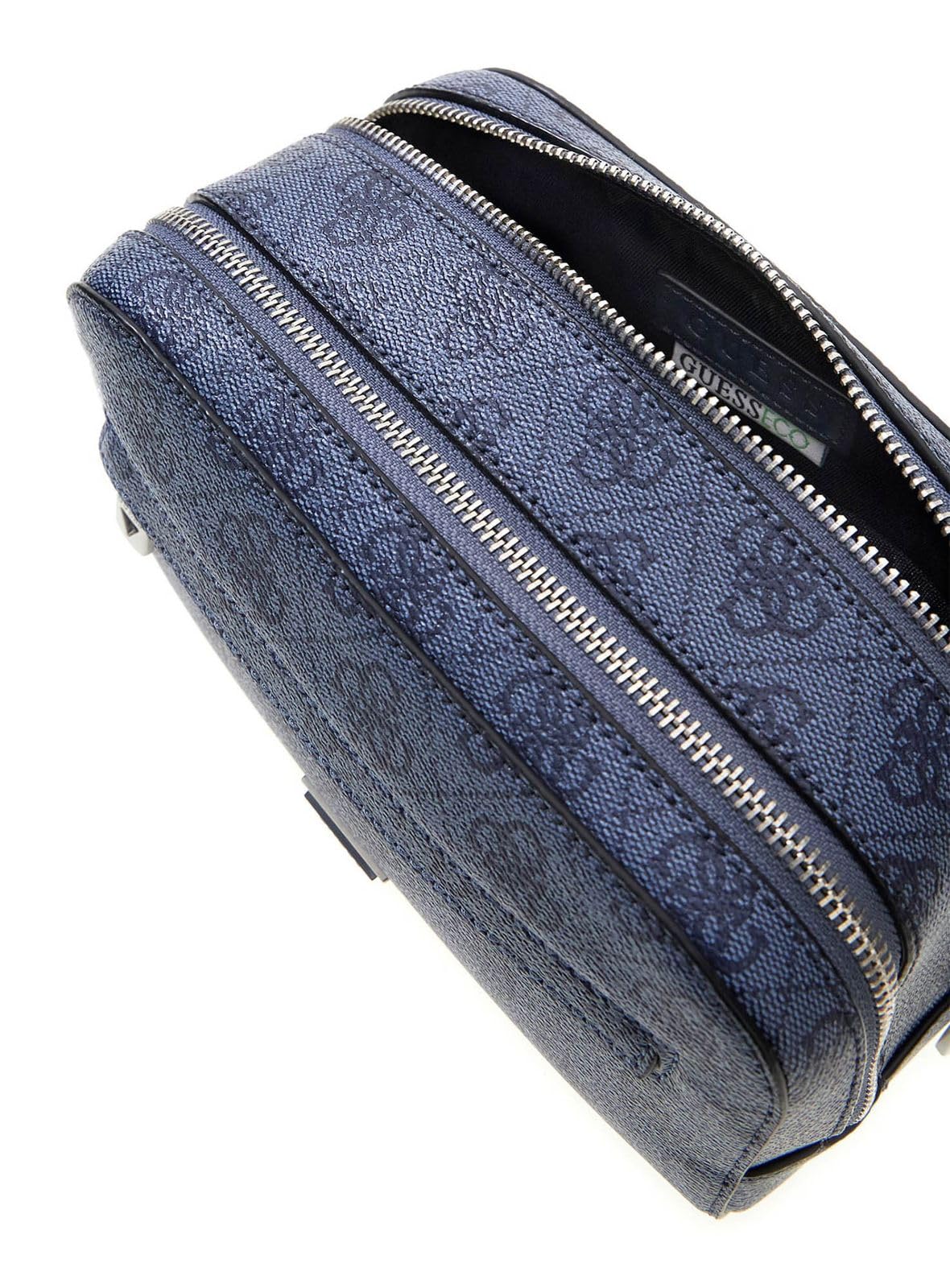 GUESS Kulturbeutel Milano Necessaire Blue Denim blau