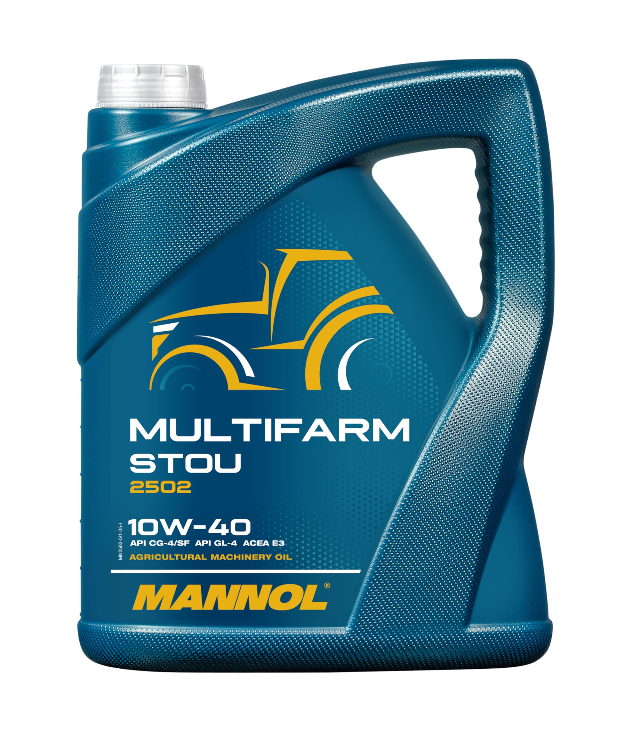 MANNOL Multifarm STOU (5L) 10W-40 2502 Universal Semi-Synthetic Engine & Transmission Oil for Tractors, Agricultural Machinery, Diesel & Petrol Engines API CG-4 / GL-4 (5L)-image-18