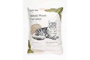 Hinoki Wood Cat Litter: Ultra-Light, Fresh, and Climping