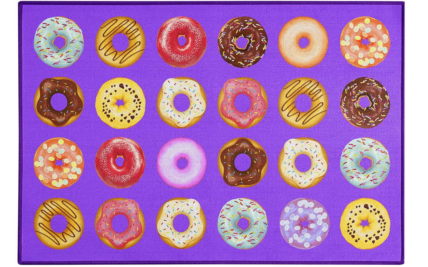 Booooom Jackson Classroom Rug (Purple, 6'56''x9'84'')