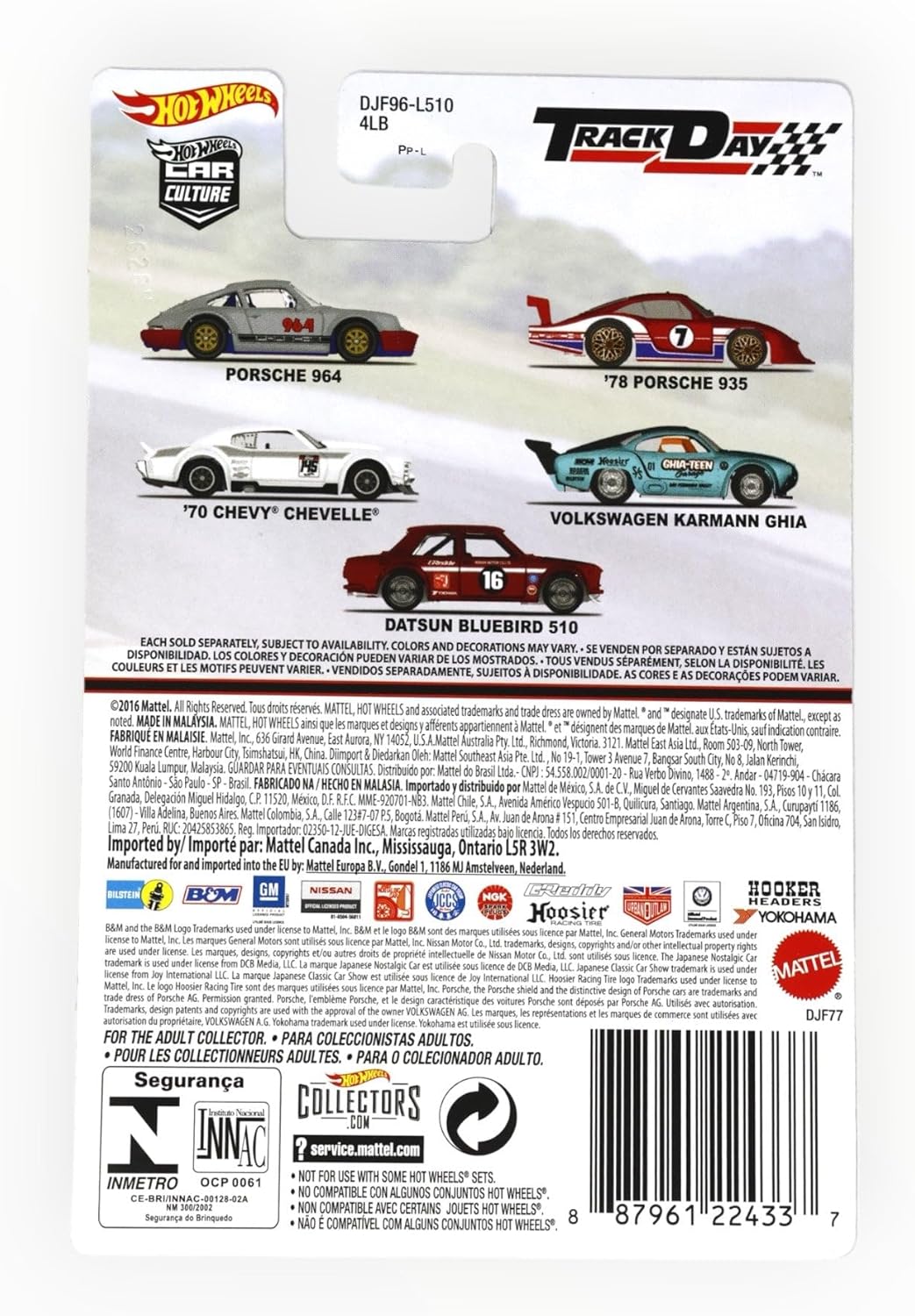 Hot Wheels Volkswagen Karmann Ghia, Track Day 4/5