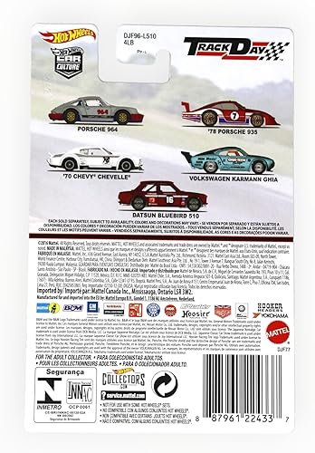 Miniatura 2 de Hot Wheels Volkswagen Karmann Ghia, Día de la pista 4/5