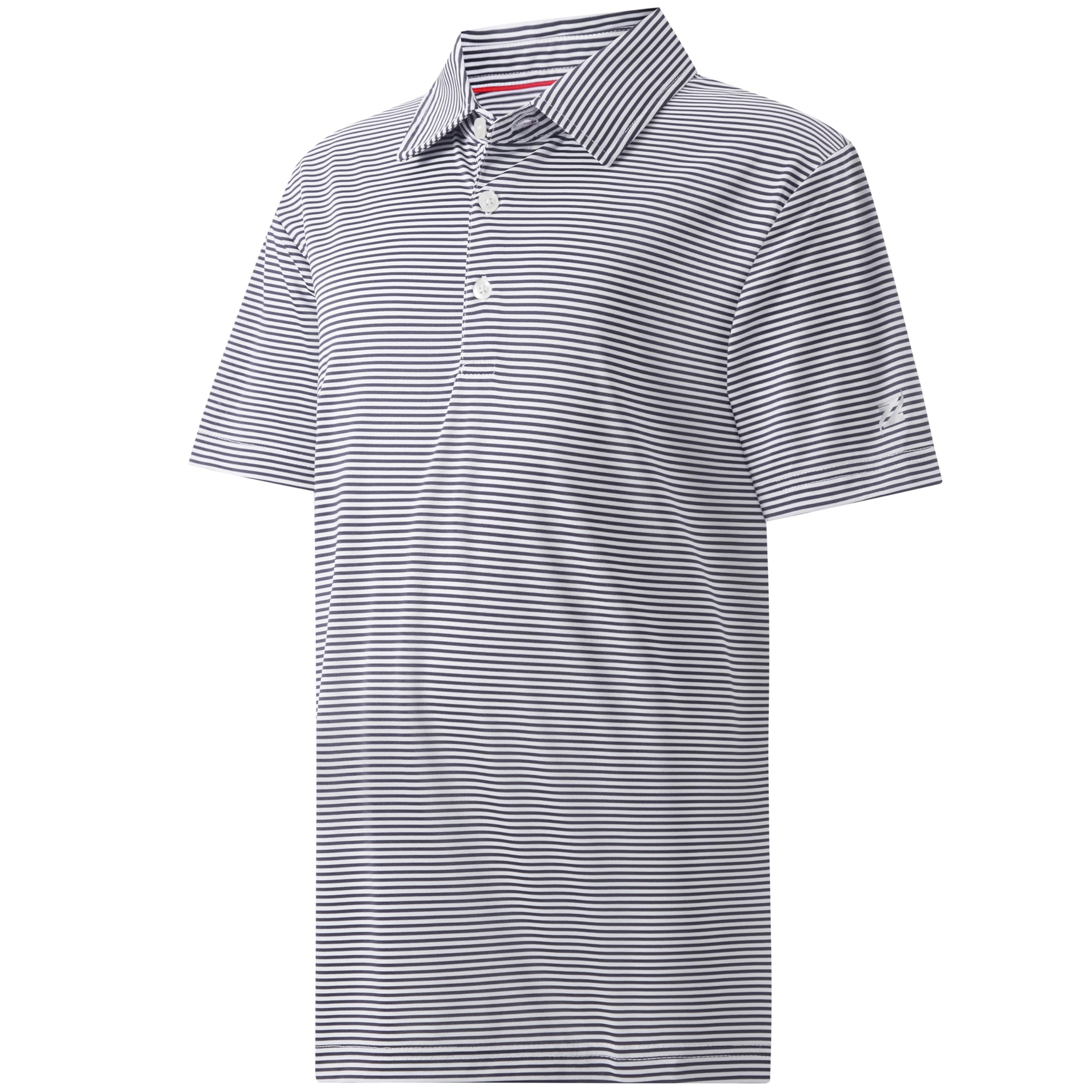 Boys Polo Shirts Short Sleeve Striped Performance Moisture Wicking Dry Fit Golf Shirts for Boys Youth Kids