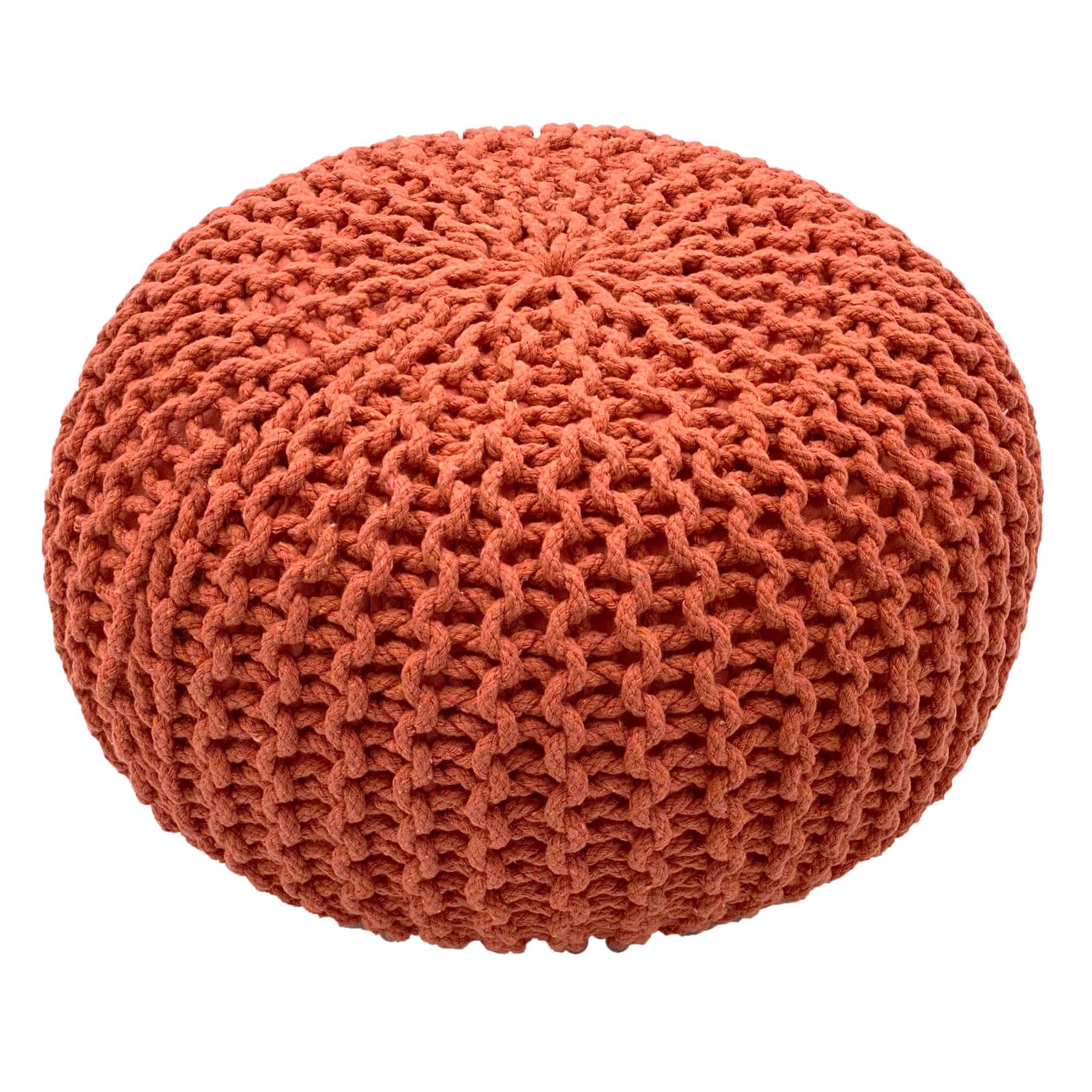 Pouf Bodenkissen ø45 o. 55cm Sitzpouf Hocker nachhaltig f. innen u
