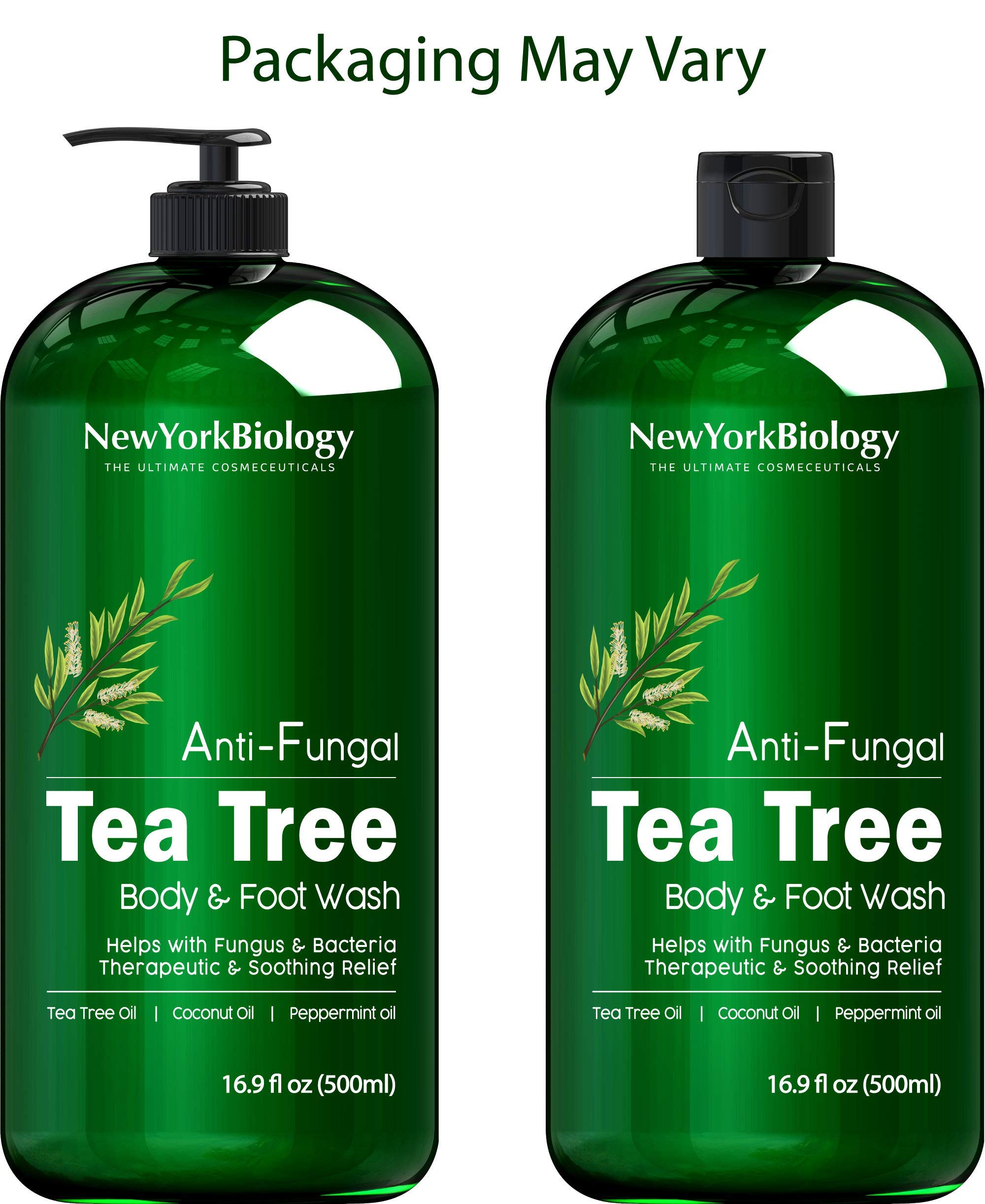 Tea Tree Body Wash 16 OZ Helps Jock Itch & Itchy Skin, Nail Fungus