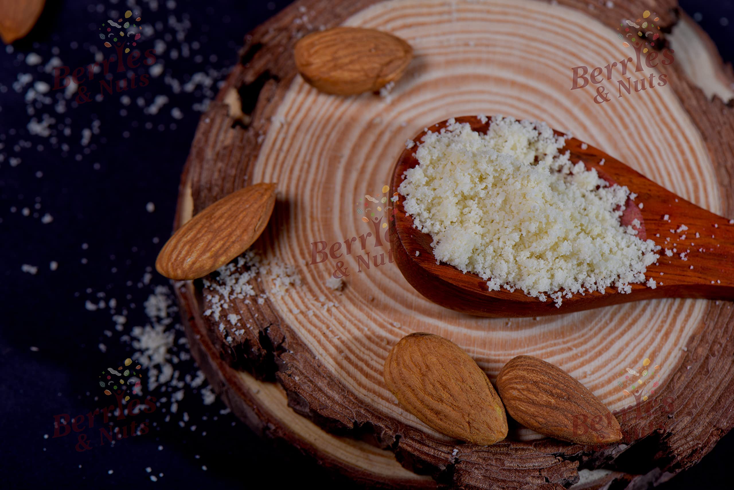 Berries And Nuts Blanch Almond Flour | Badam Powder without Skin, Blanched Almond Powder | 250 Grams - Image 4 thumbnail