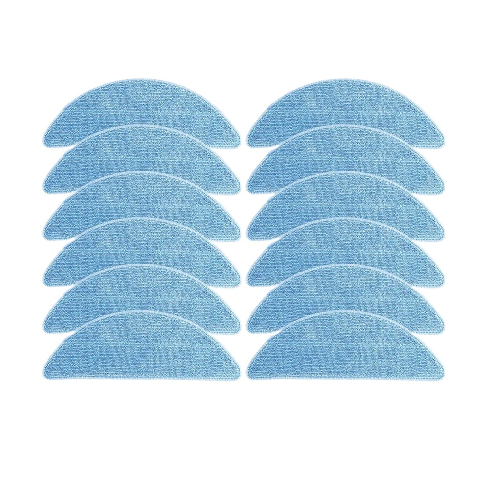 VIXWDRUTY Compatible For Neatsvor，M50 Mop Cloths Rag Robot Vacuum Cleaner Parts Accessories(12 Pcs)