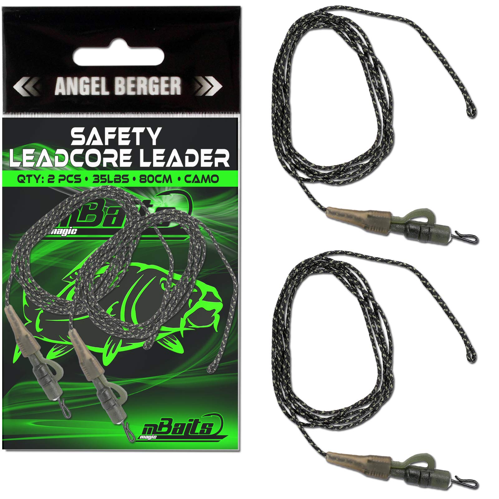  Angel-Berger Magic Baits Safety Leadcore Leader für Karpfenfishing im Fluss
| Angel-Berger Magic Baits Safety Leadcore 