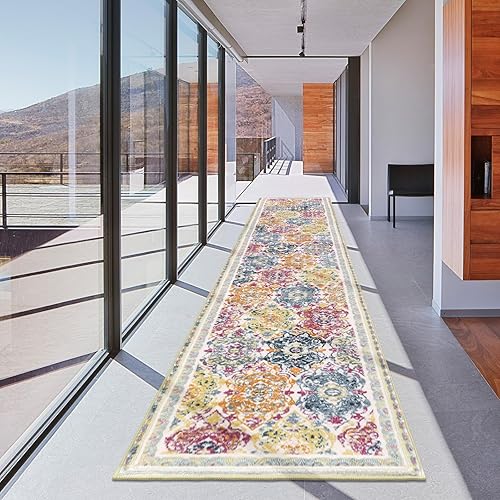 Miniatura 53 de Vaukki - Alfombra de pasillo, suave y peluda, alfombra antideslizante lavable, para lavandería, cocina, granja, baño, entrada y dormitorio