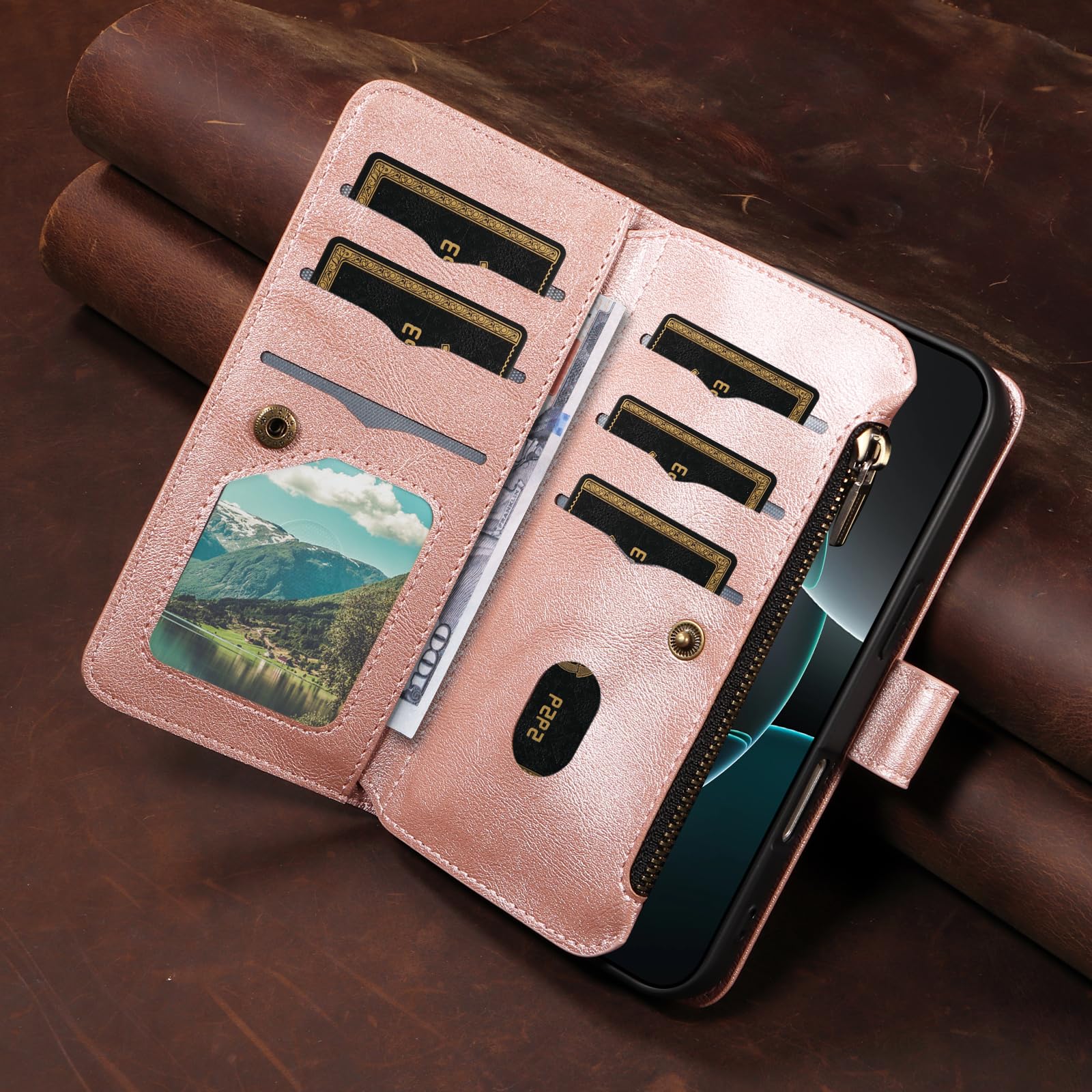Ymyhyuxi Leather Flip Wallet Case for XiaoMi 11 Pro, Mandala