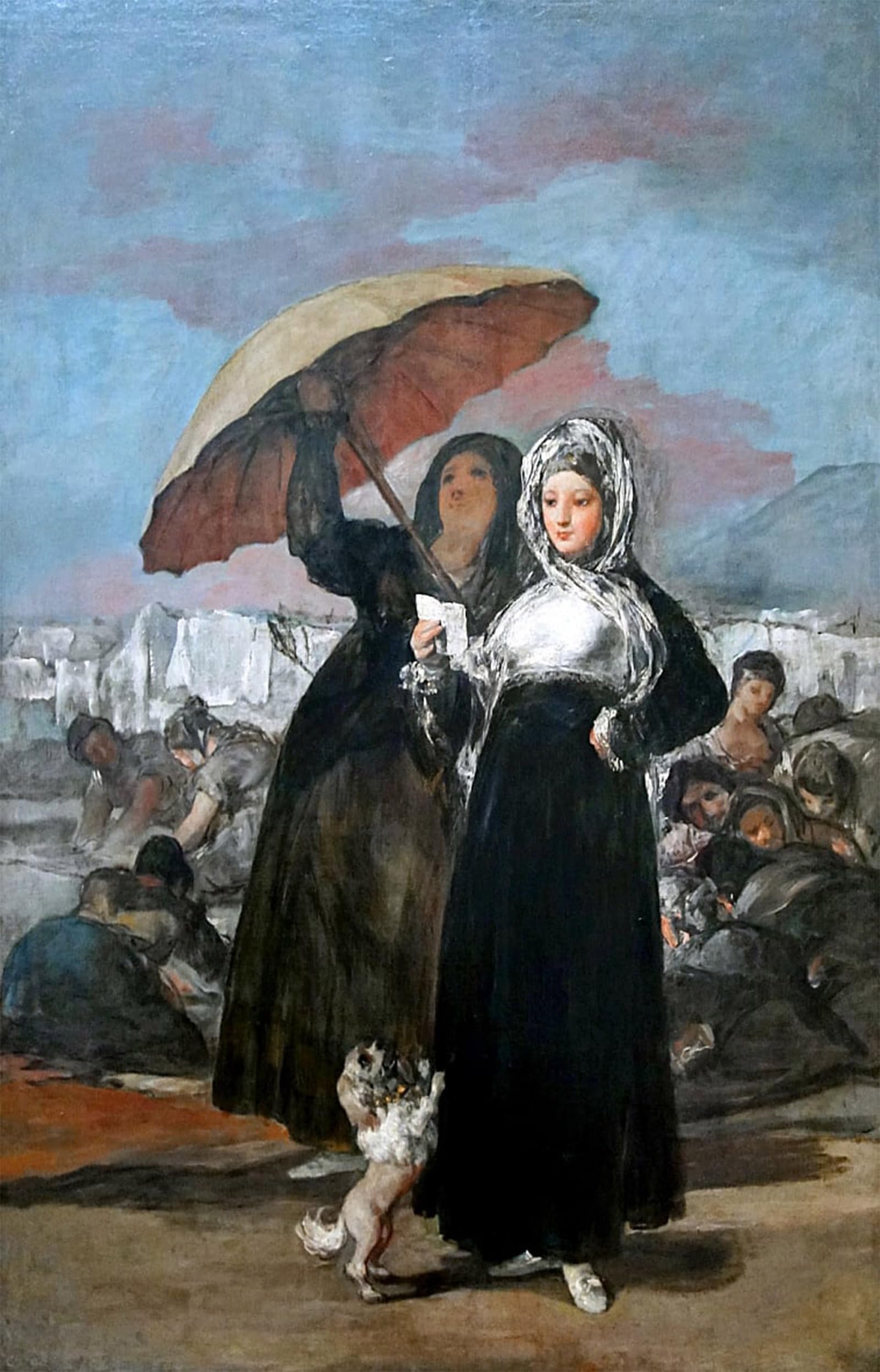 Les Jeunes de Francisco De Goya impression murale tableau qualite