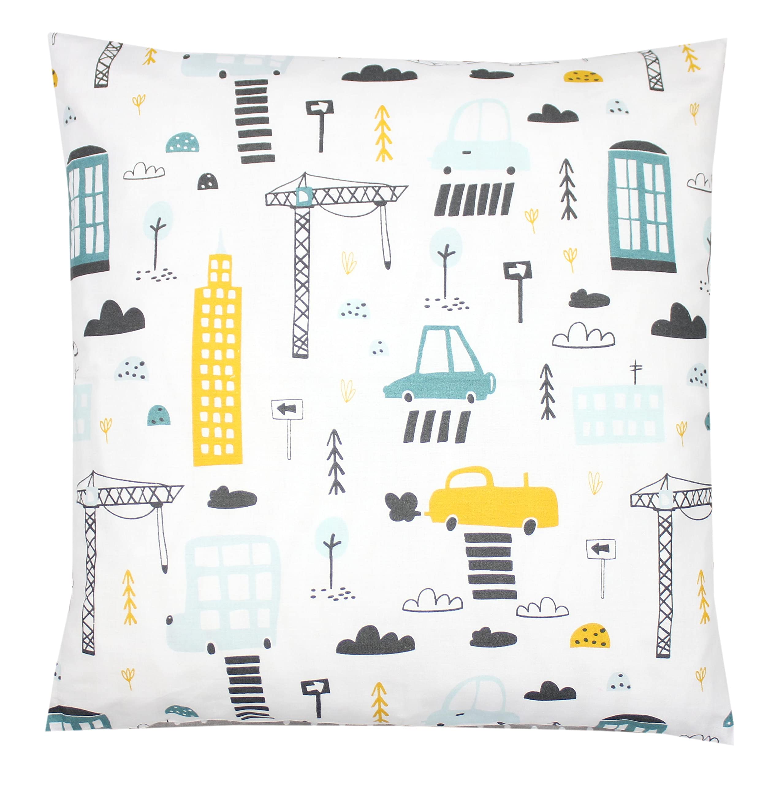 TupTam Funda para Cojin con Diseño Decorativo para Niños, Oso Dino Verde Gris, 40 x 80 cm — view 23