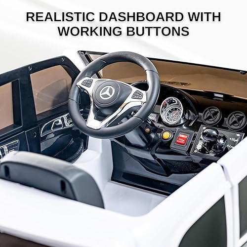 Miniatura 5 de Mercedes GLS 320 - Juguete para niños  Coche eléctrico convertible con batería de 12 voltios para niños de 3 a 5 años  Incluye cargador