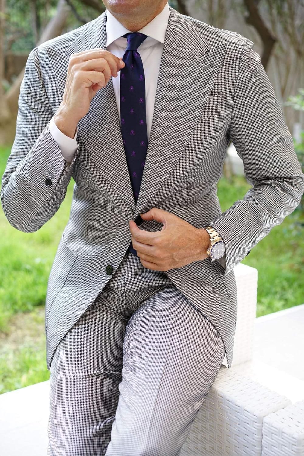 OTAA Casual Ties for Men - Perfect Neck Tie for Groomsmen Wedding Ties or Formal Occasions