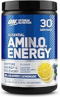 Vista 24 de Optimum Nutrition Amino Energy - Polvo energético preentrenamiento con té verde, BCAA, aminoácidos, apto para dieta cetogénica, extracto de café