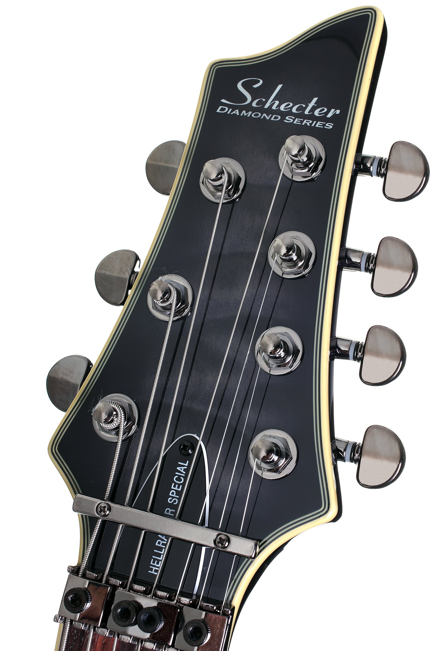 Amazon.com: Schecter Hellraiser Special C7 FR See Thru Negro