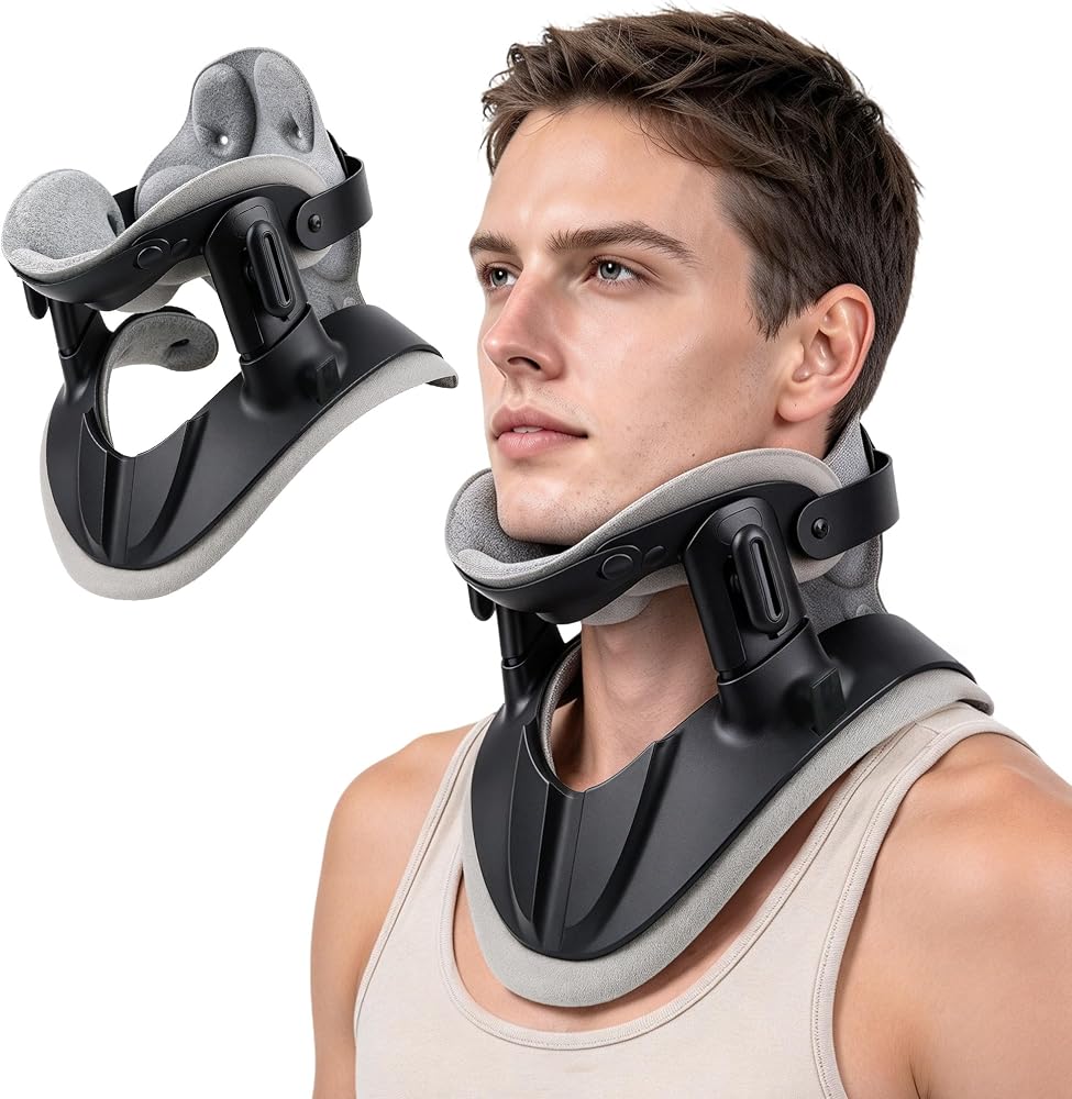 Neck Traction Collar for Cervical Pain Relief & Spine Support — 사진 1