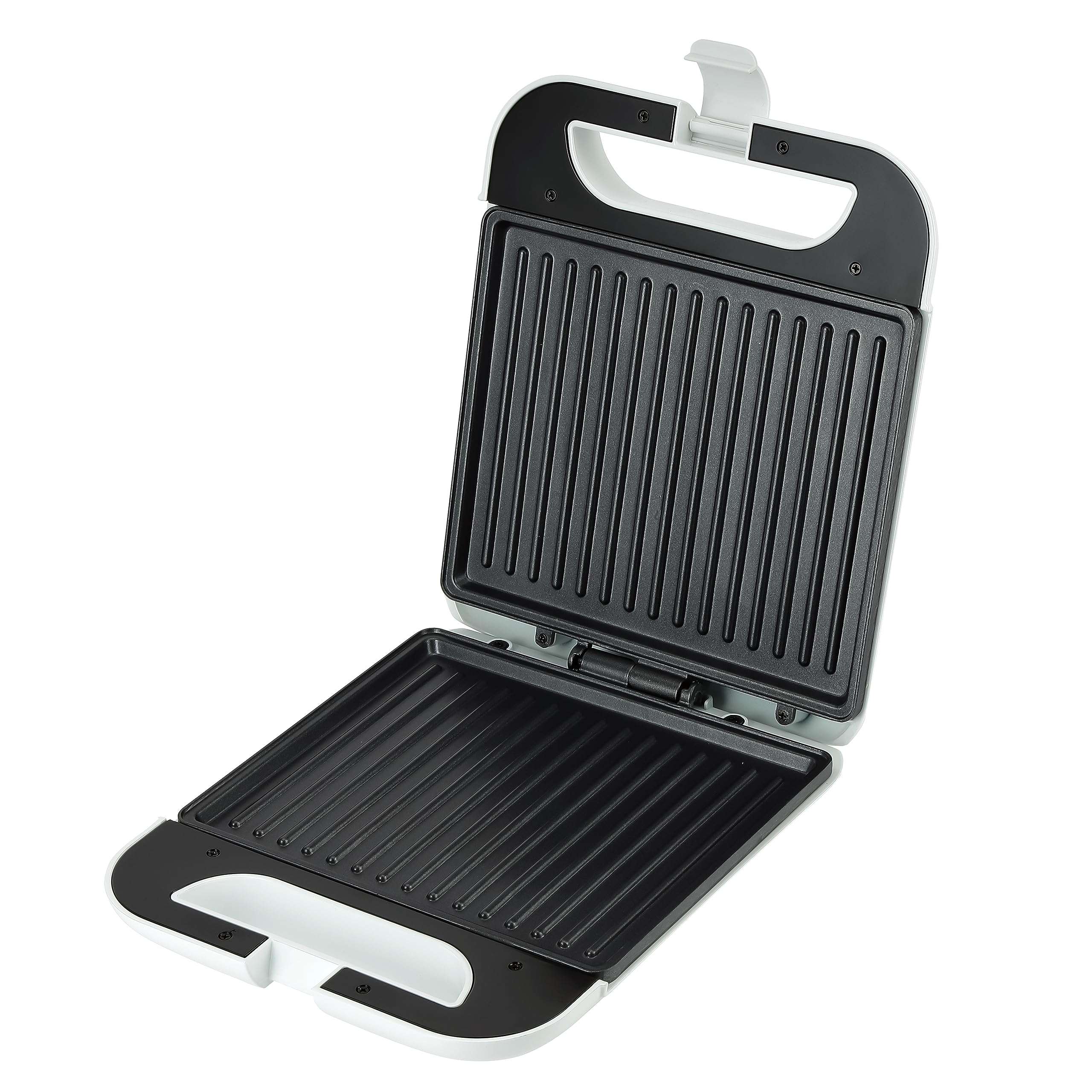 Grill Maker- GGT36548| Non-Stick Cooking Plates with Overheat Protection| Cool Touch Housing and Handle, Power ON and Ready Indicators| Perfect for Grilling Vegetables, Chicken, Meat - black