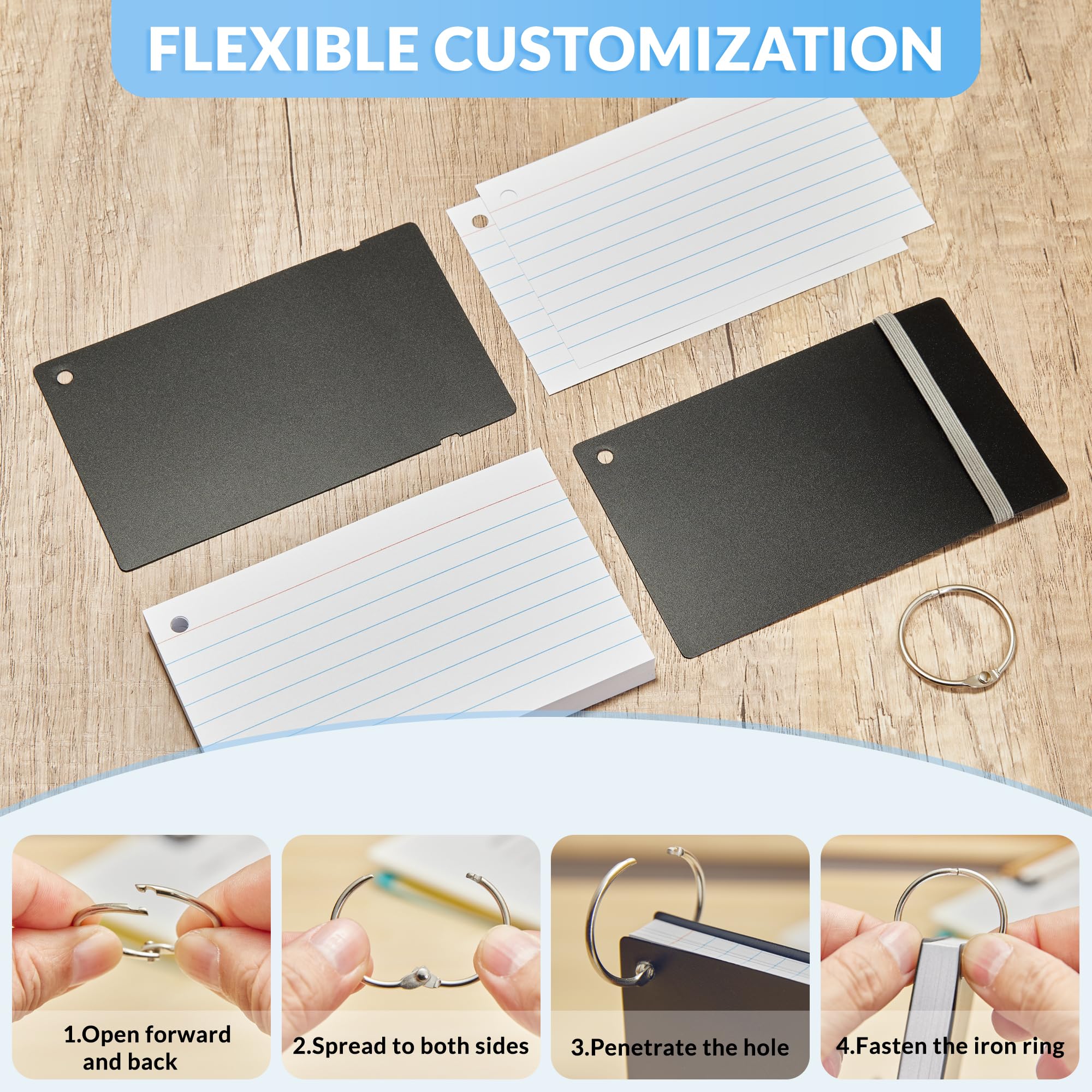2 ring binder for 4x6 index cards Jactales Card Holder Organizer SLIM MINI BINDER** The slim mini binder and 4x6 card protector sleeves offer a compact and efficient solution for organizing **index cards** 4x6 Index Card Folder Tutorial