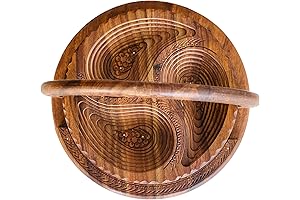 Collapsible Wooden Fruit Basket for Convenient Storage