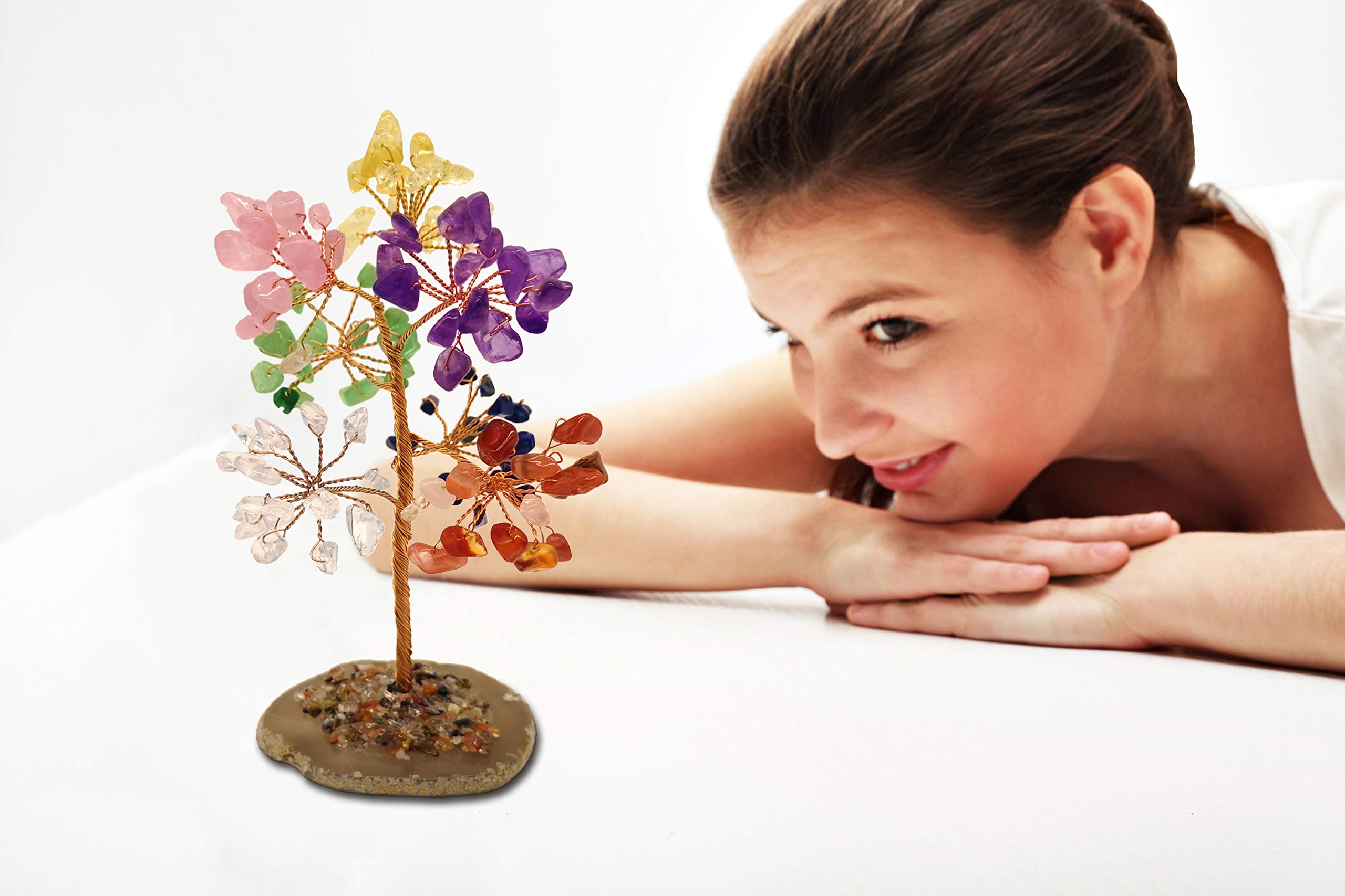 Amazon.co.jp: Mina Heal 天然石パワーストーンツリー招財樹