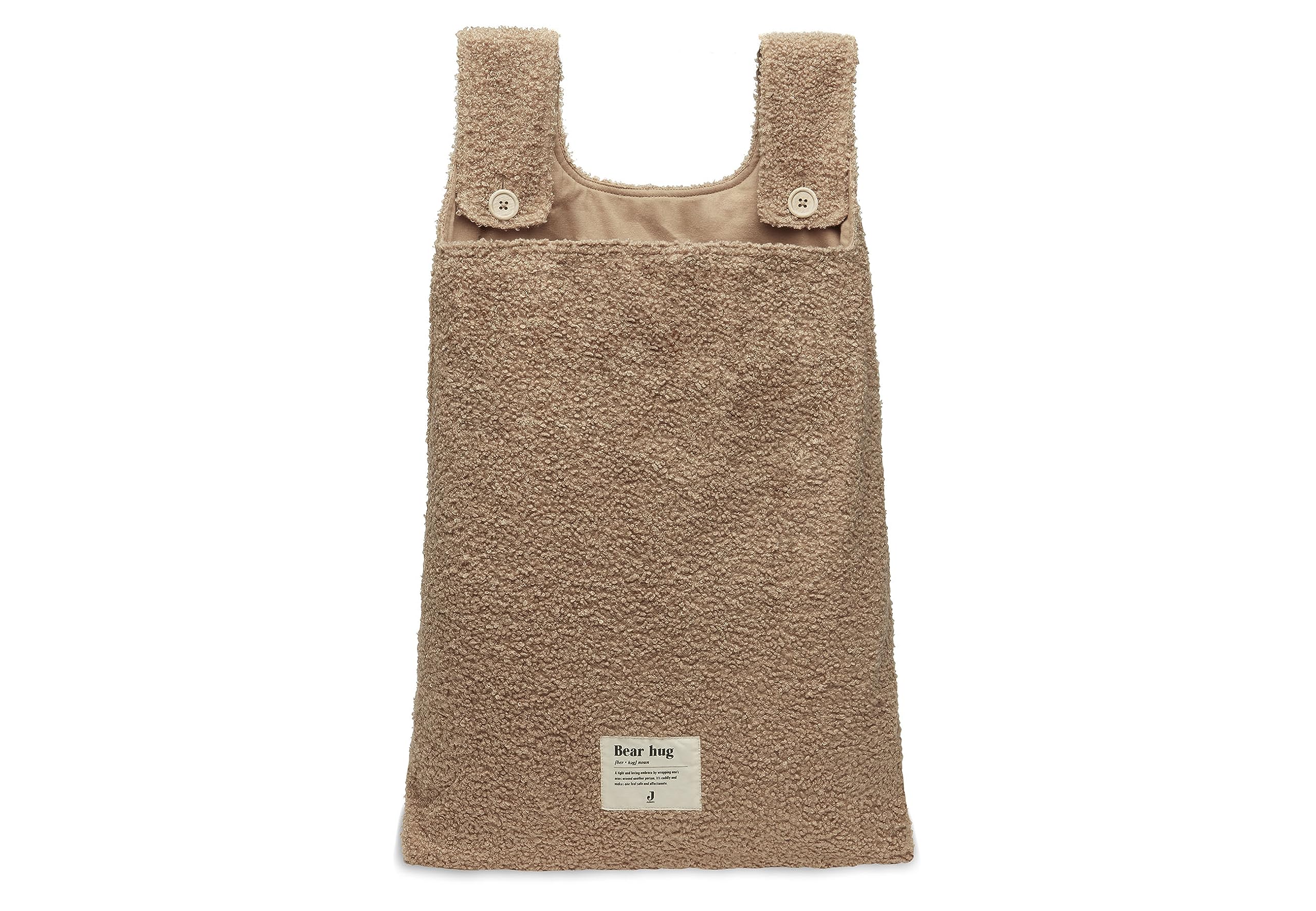 Jollein 010-871-66067 Aufbewahrungstasche/Aufbewahrungssack/Beutel Boucle biscuit