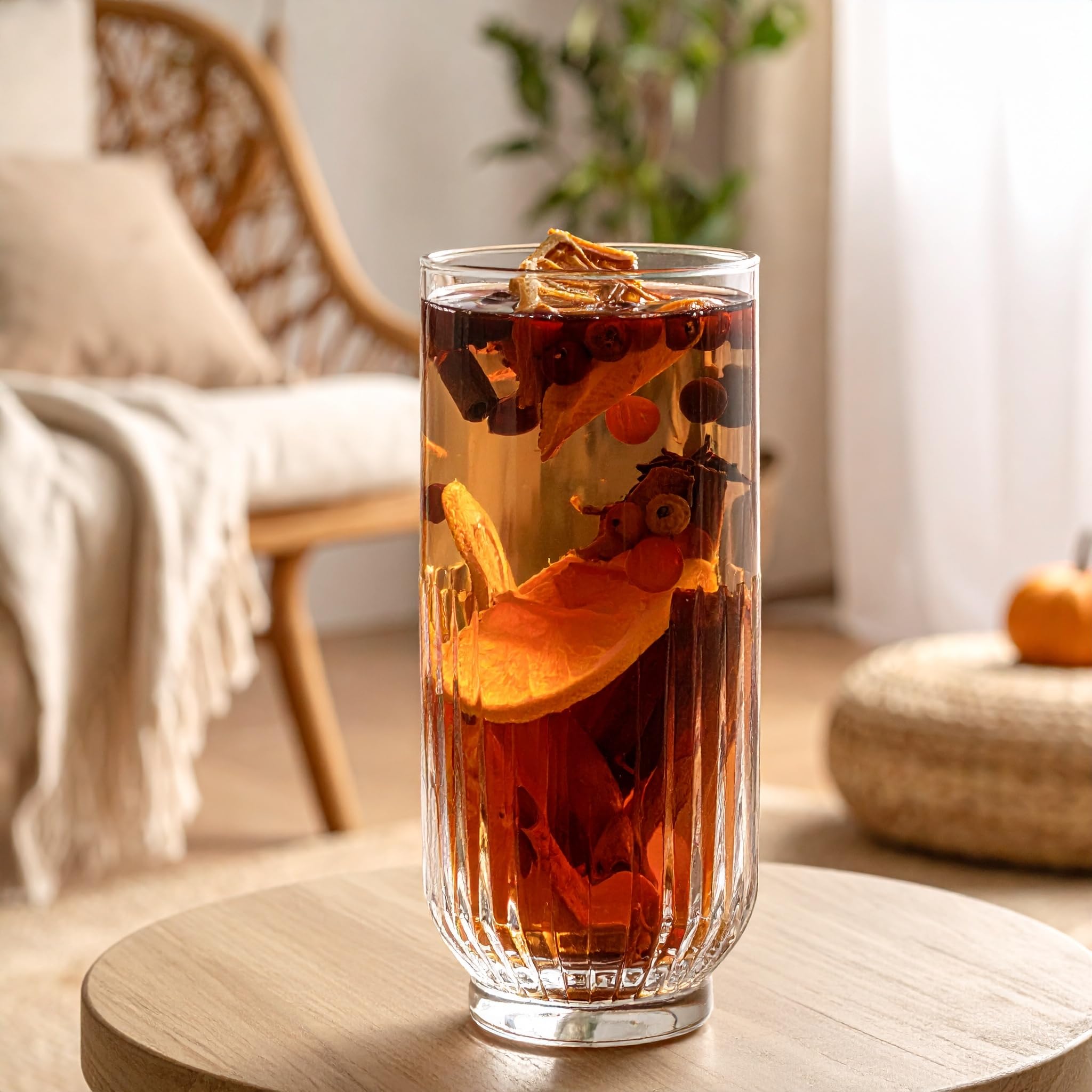 Glasmark KROSNO, 250ml, Set von 6, Trinkgläser mit farbigem Boden, Longdrinkgläser, Wassergläser, Saftgläse, Perfekt für Zuhause, Restaurants und Glasmark KROSNO, 250ml, Set von 6, Trinkgläser mit farbigem Boden, Longdrinkgläser, Wassergläser, Saftgläse, Perfekt für Zuhause, Restaurants und