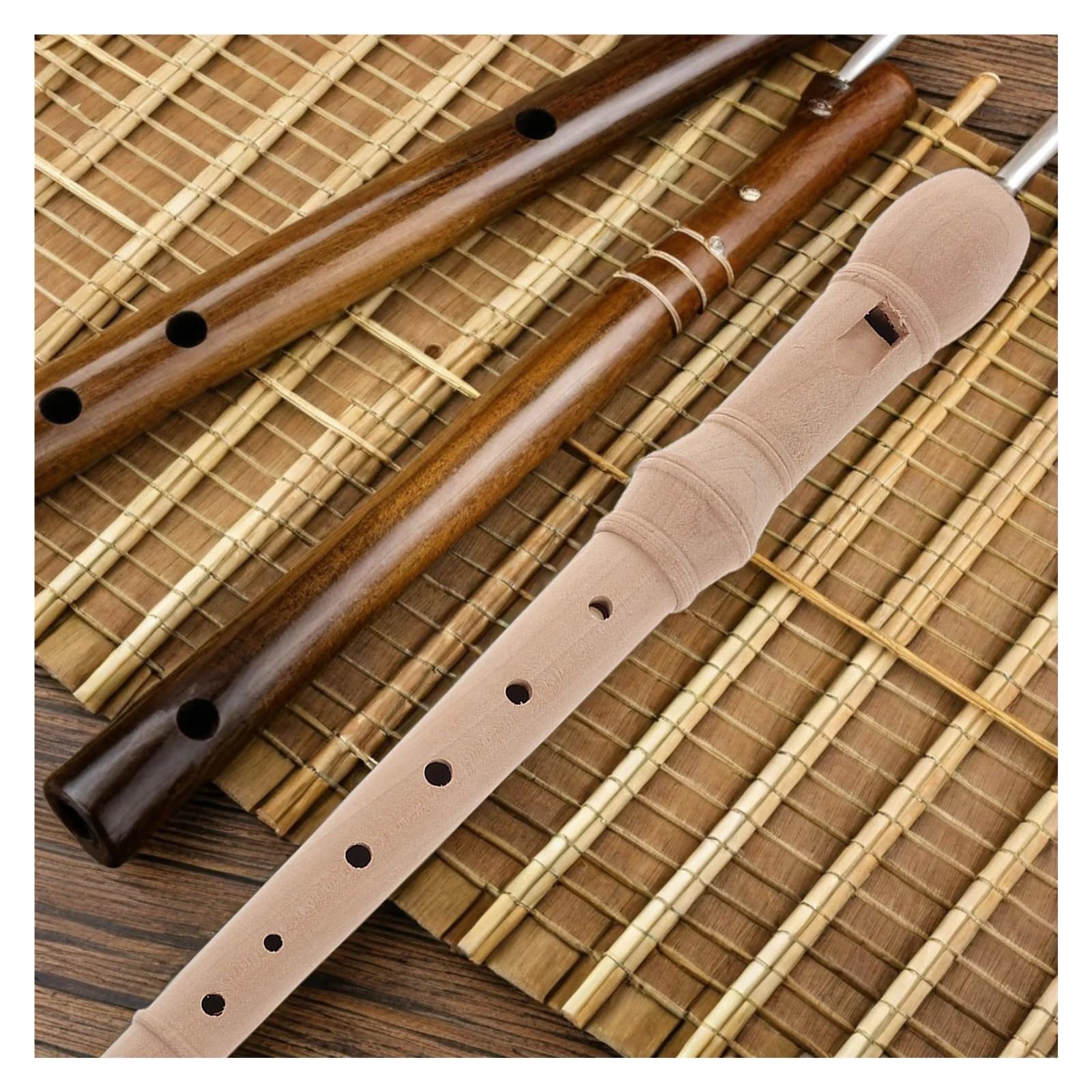 Flauto Dolce In Legno Flauto dolce Strumento a fiato leggero for esercitazioni musicali Utilizzare il registratore contralto