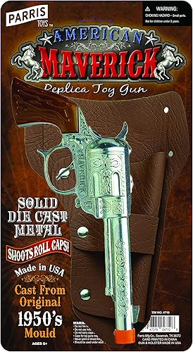 Miniatura 7 de PARRIS CLASSIC QUALITY TOYS EST. 1936 Western Girl - Juego de funda individual – Diseño de jinete de caballo rosa y blanco con pistola repetidora