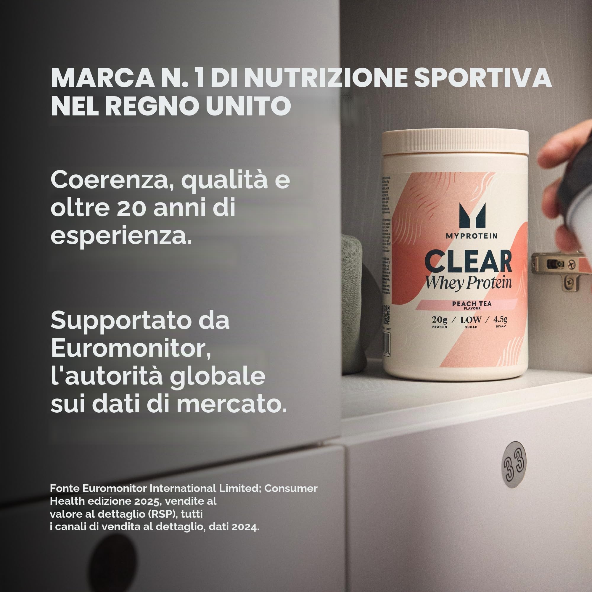 Myprotein Clear Whey isolate Orange Mango 500g