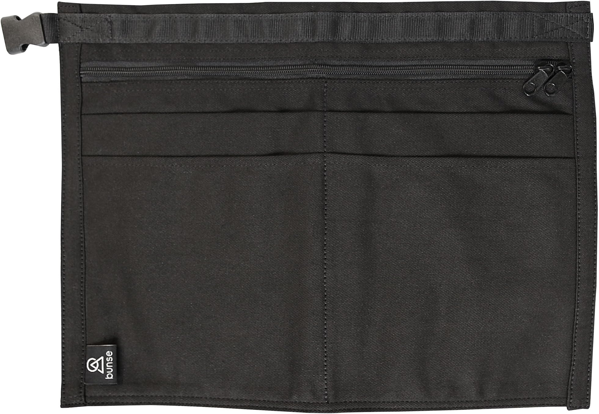 6 Pocket Market Trader Money Belt | Denim Trader Belt | Money Apron | Traders Adjustable Waist Strap Anti-Theft Wallet Apron Pouch for Restaurants Festivals Fetes & Sports Clubs (Black, Qty 1)
