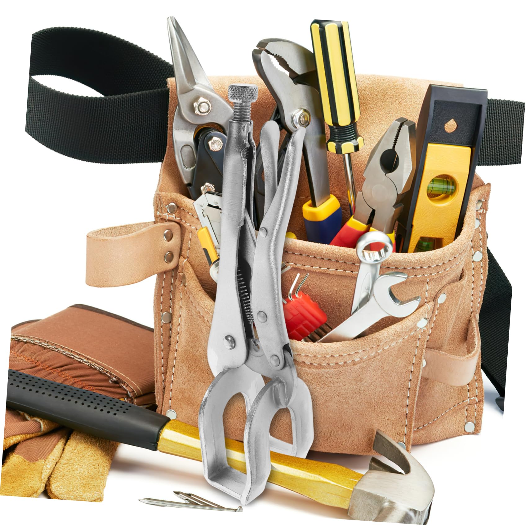 IWOWHERO 11 Inch Welding Pliers U Shaped Locking Clamp for Soldering and Fixing Tasks Heavy Duty Tool