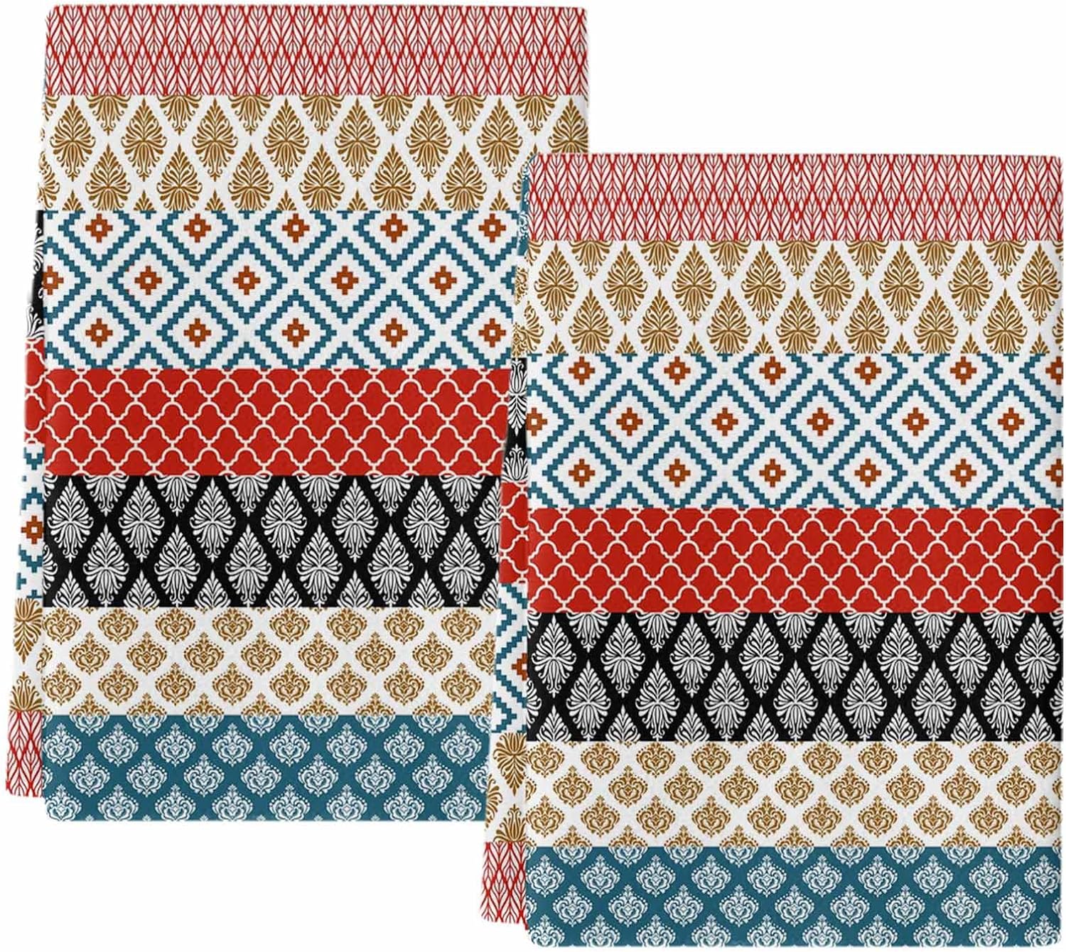 Boho Kitchen Towel Ethnic Boho Hand Towels Dish Towel