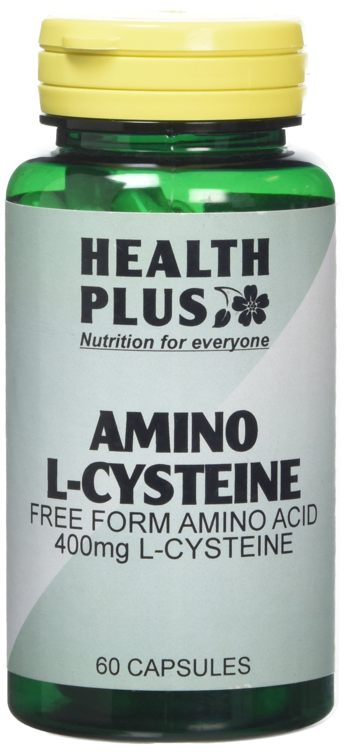 Health Plus Amino Lcysteine 400Mg Amino Acid Supplement 60 Capsules