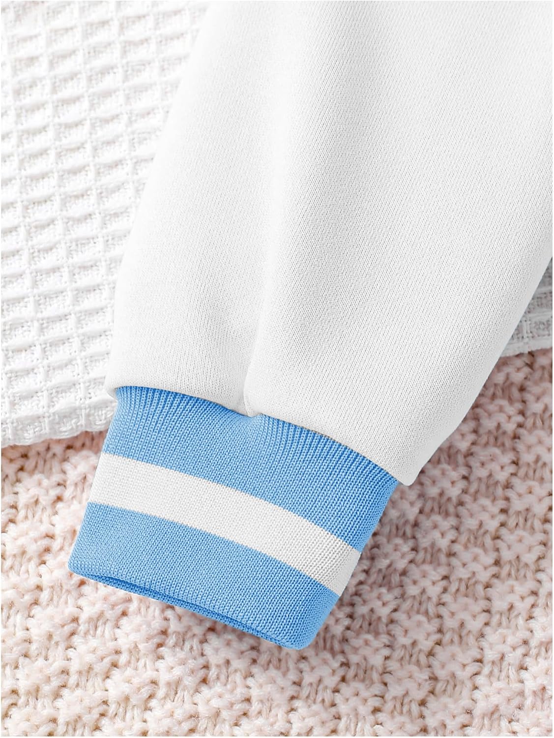 Verdusa Girl's 3 Piece Preppy Outfits Letter Graphic Bomber Jacket and Cami Top with Skirt Clothing Sets - Image 4