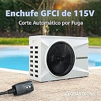 Vista 6 de Bomba de calor inversora para piscina de natación Aquastrong, 35,000 BTU, 9,000 galones, calentador eléctrico de piscina para piscinas sobre