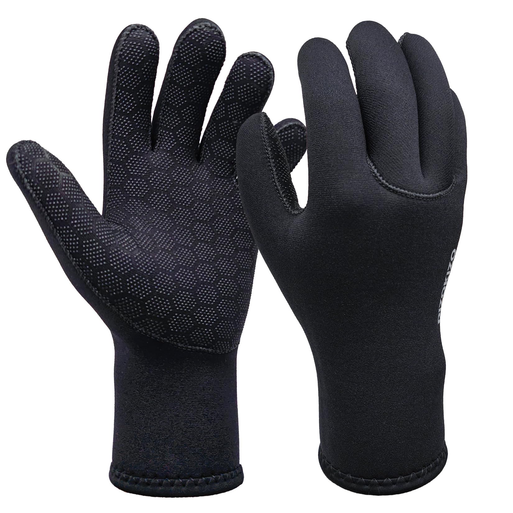 pandawoods Diving Gloves 3mm Neoprene Gloves Thermal Anti-Slip Wetsuit Gloves for Men Women Diving Snorkeling Swimming Surfing Sailing Kayaking