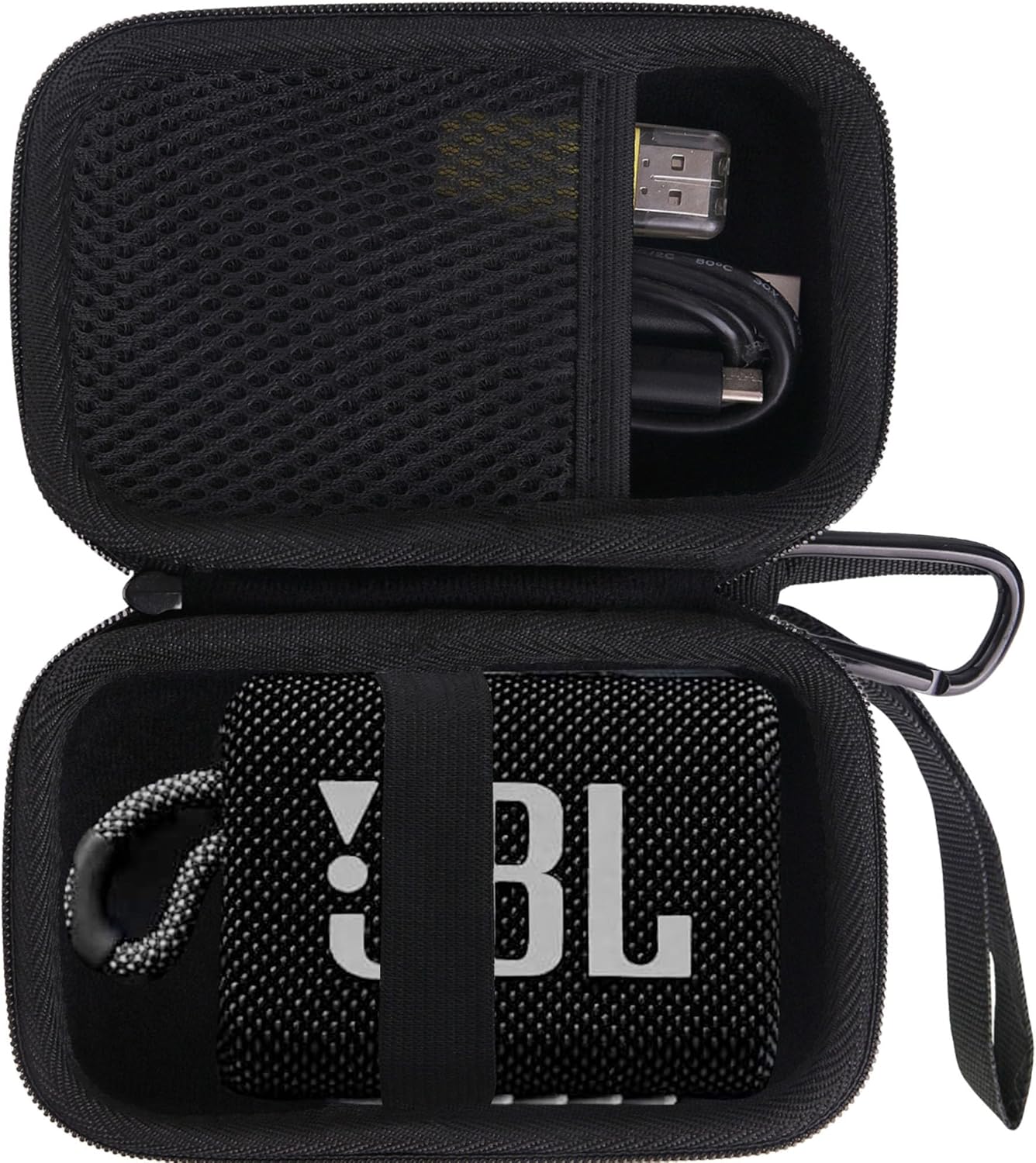 Hard EVA Carrying Storage Case Compatible with JBL Go 3 Speaker Portable Mini Bluetooth Speaker Protective Travel storage box