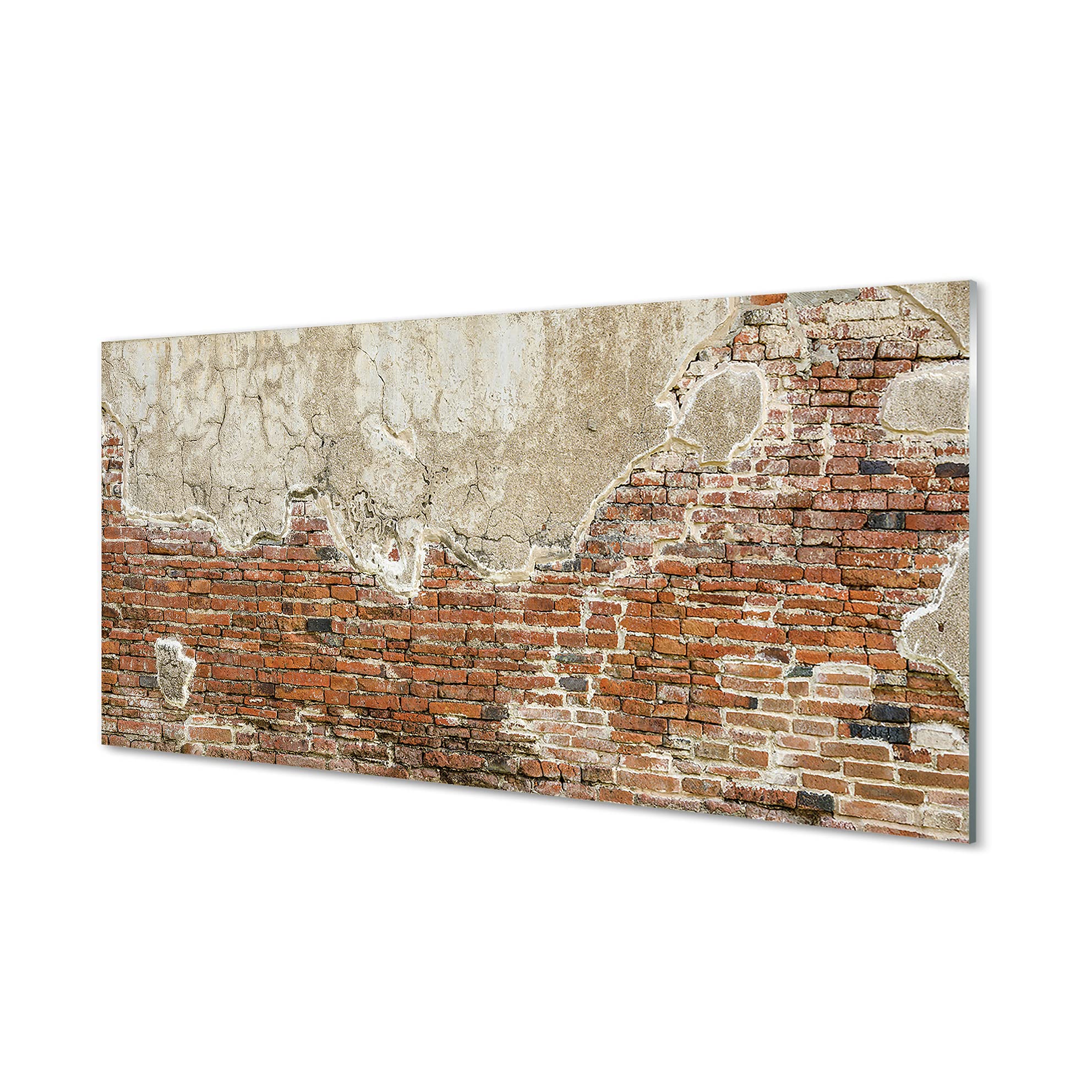 Crédence adhésive briques Tulup 100x50 cm décoration murale effet relief mat