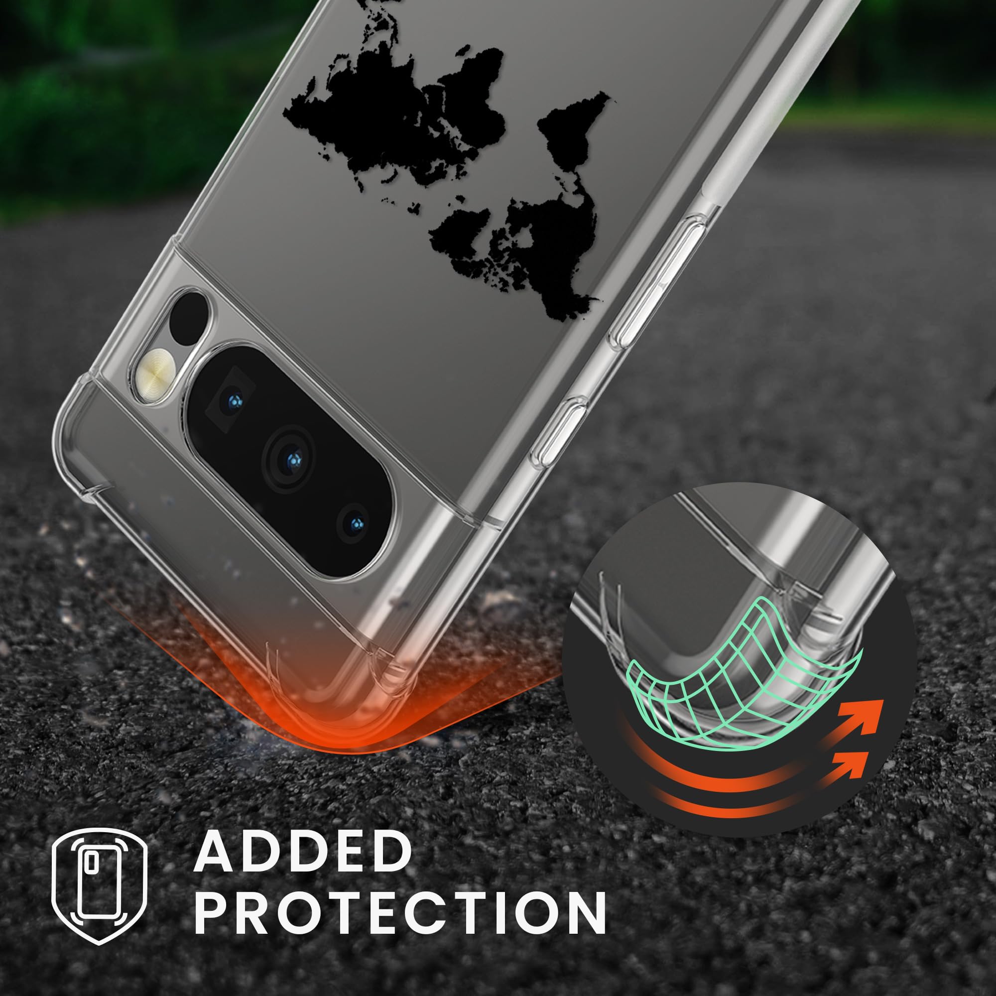 kwmobile Carcasa Compatible con Google Pixel 8 Pro Funda - Case TPU y