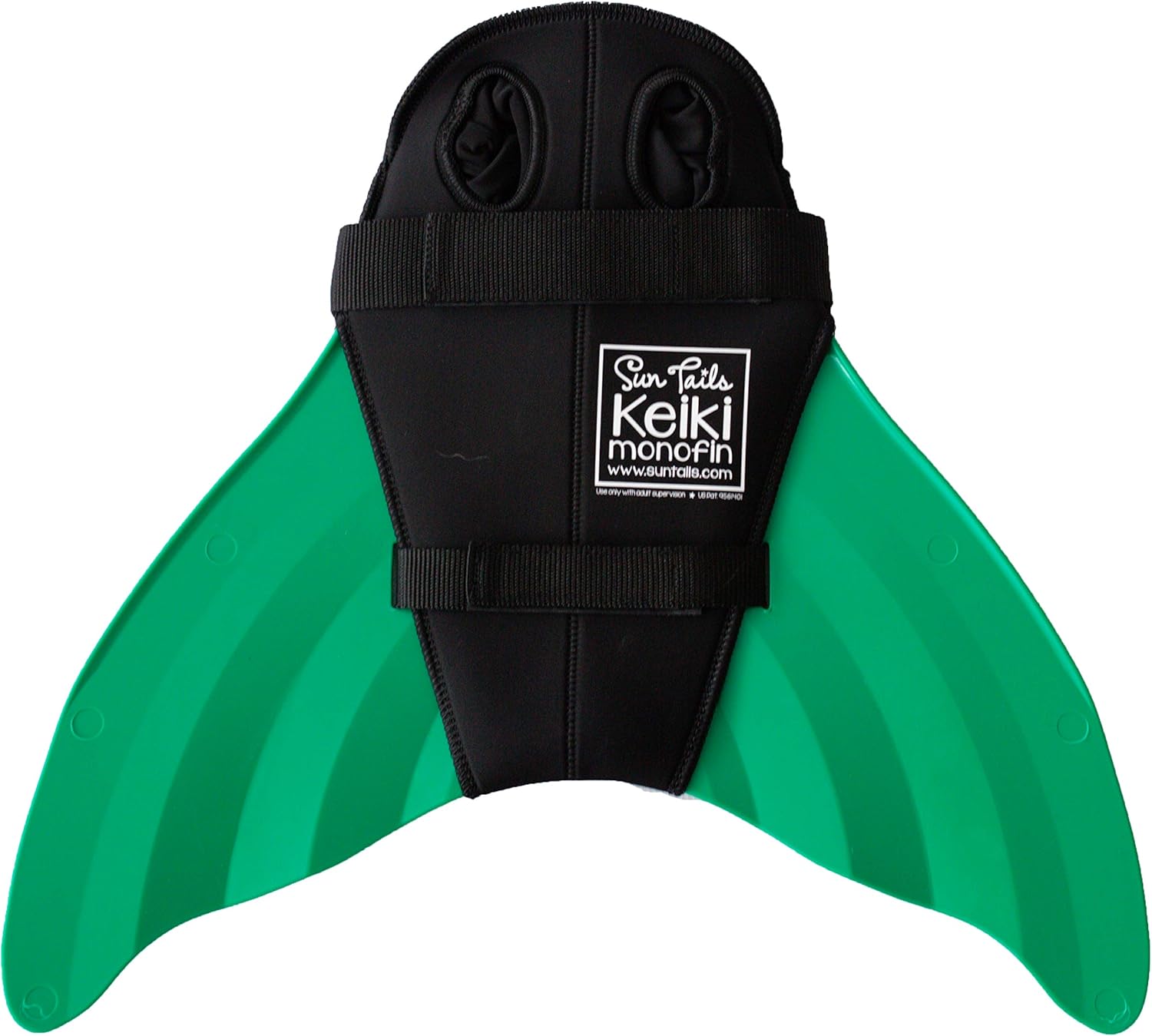 Sun Tails Mermaid Monofin (Green, Nunui - Teen/Adult Size)