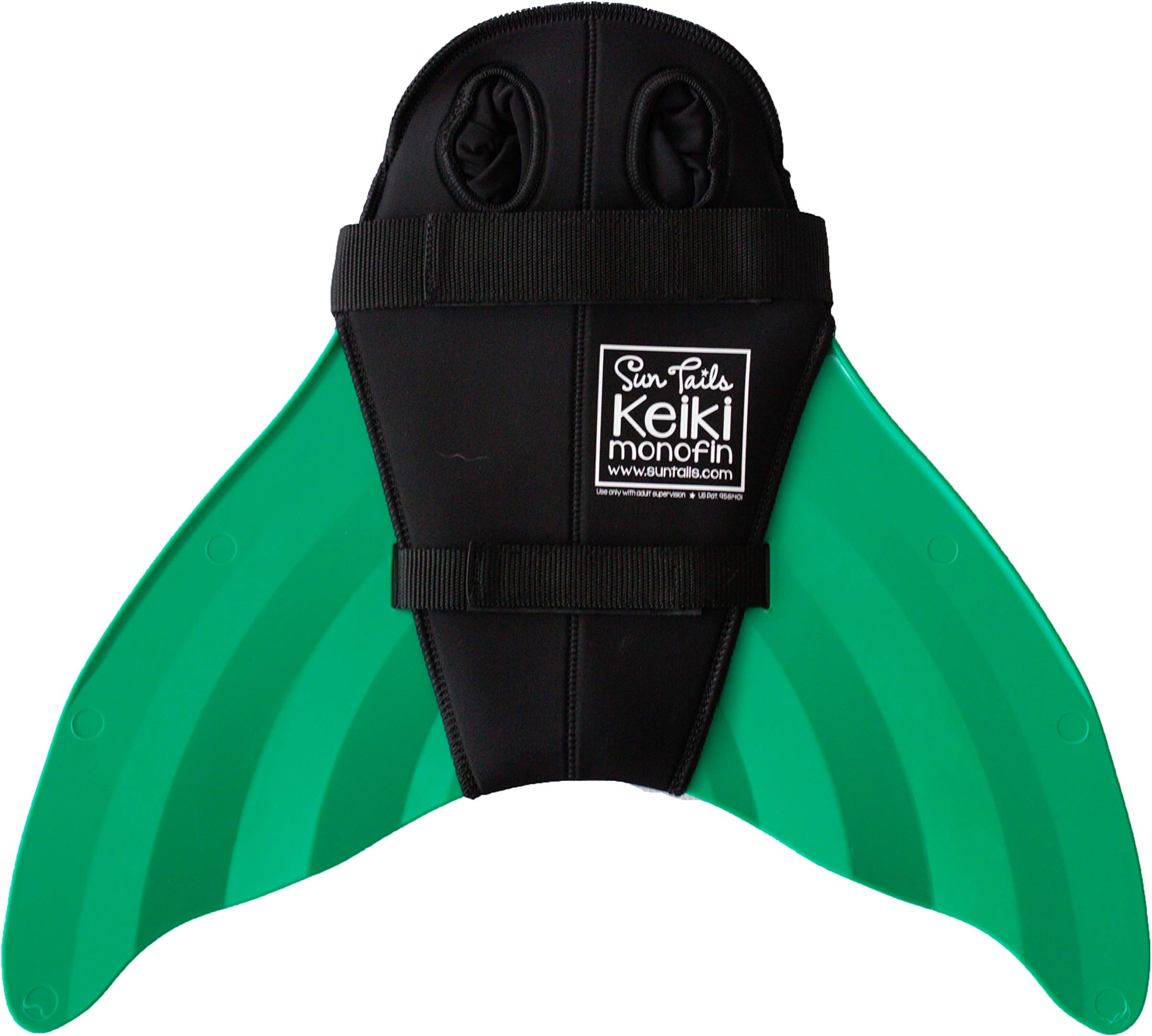 Sun Tails Mermaid Monofin (Green, Nunui - Teen/Adult Size)