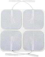Vista 3 de Reserv Almohadillas de electrodo autoadhesivas reutilizables de 2 x 2 pulgadas de alta calidad para unidad TENS/EMS, almohadillas con respaldo